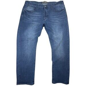 TC‎ & Co. Supply Jeans Mens 36 x 30 Blue Denim Cotton Stretch Slim Fit Straight
